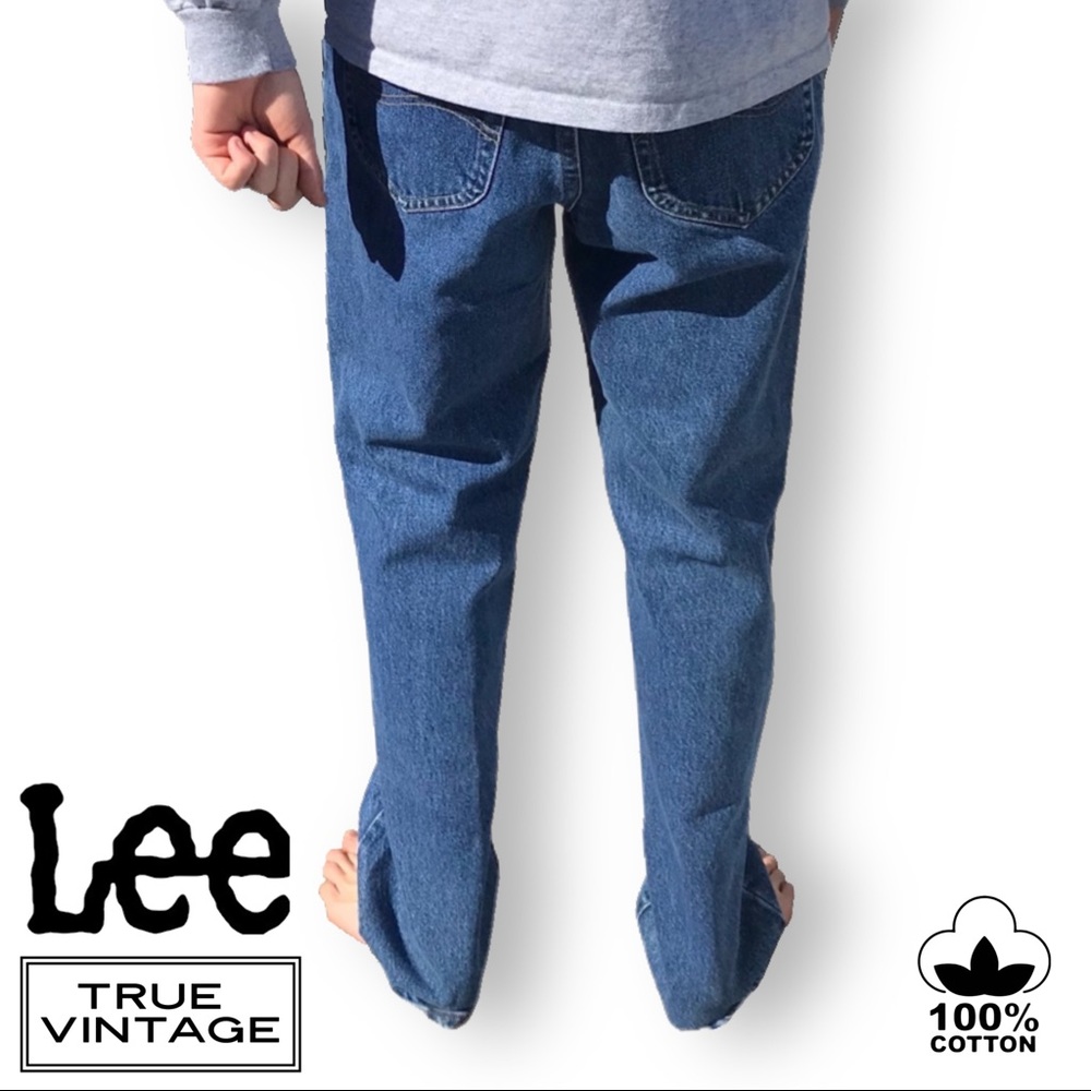 💯Cotton 90’s Lee 31X32 Boyfriend Jeans-5